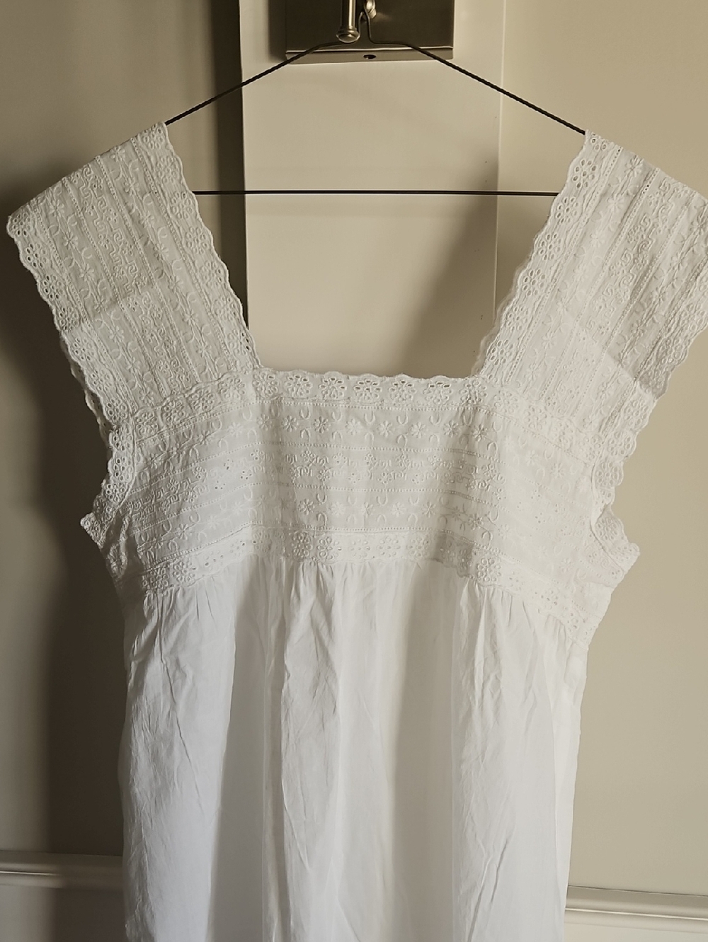 BNWOT Powell Craft Pearl Nightgown 100% Cotton One Size
